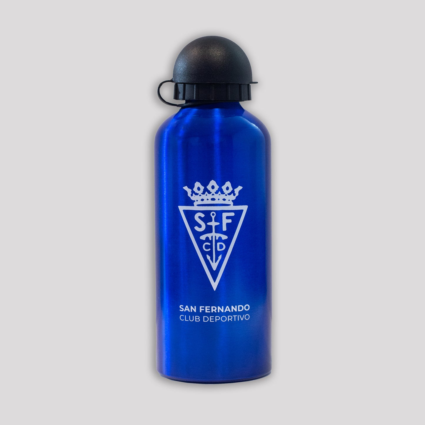 Botella Aluminio 600ml Azul San Fernando CD