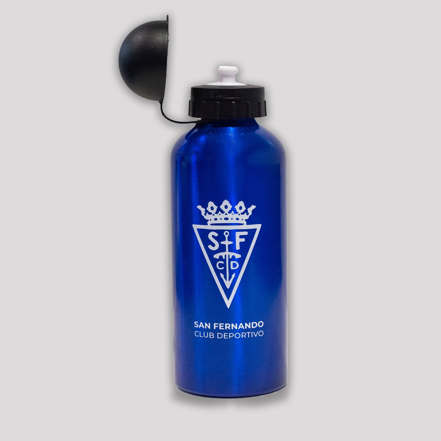 Botella Aluminio 600ml Azul San Fernando CD