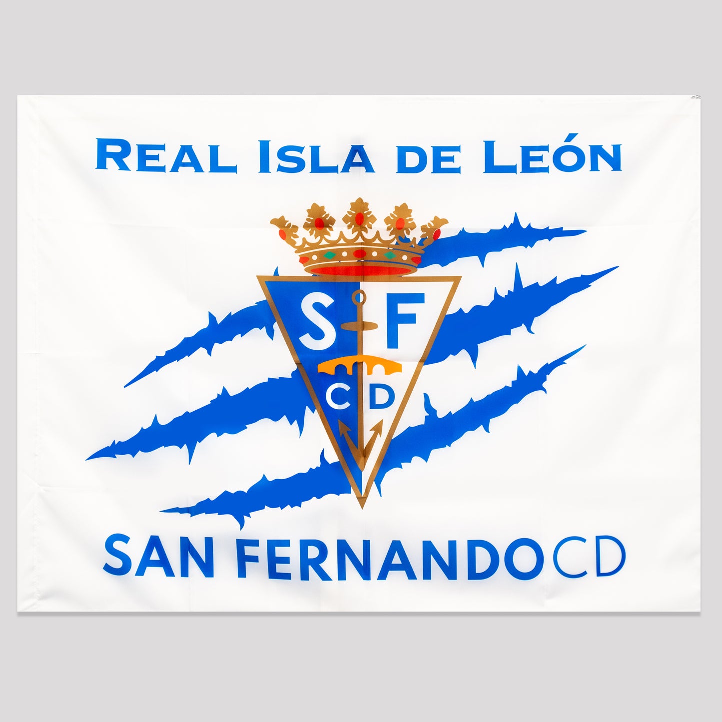 Bandera SFCD blanca "león"